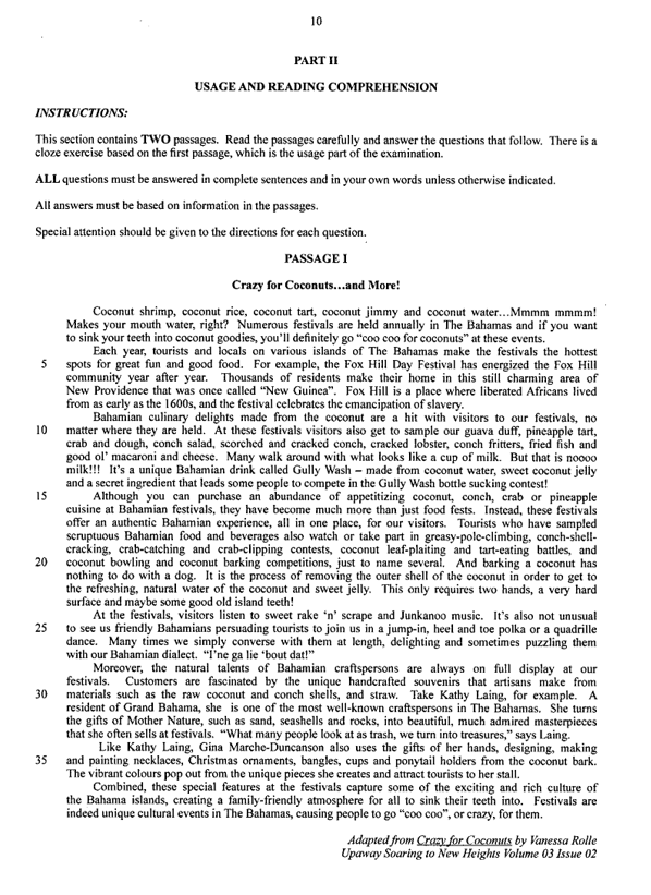 BJC English Language 2010-2024