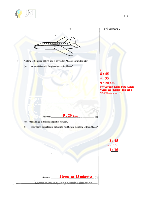 Answer Key: BJC Math (2010-2023 Papers 1 &2)
