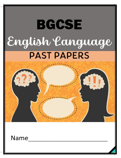 BGCSE English Language 2010 to 2024