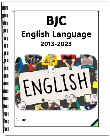 BJC English Language 2013-2023