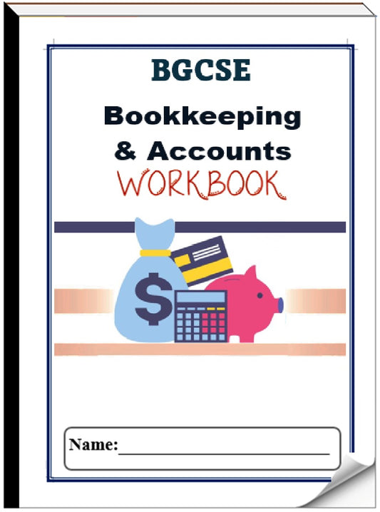 BGCSE Bookkeeping and Accounts  Papers 1 and 2 (2012 to 2024)