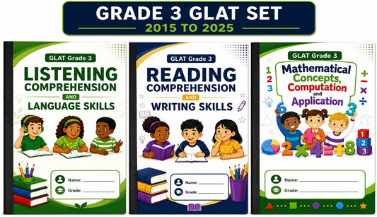 GLAT Grade 3 Workbook Set 2015-2025