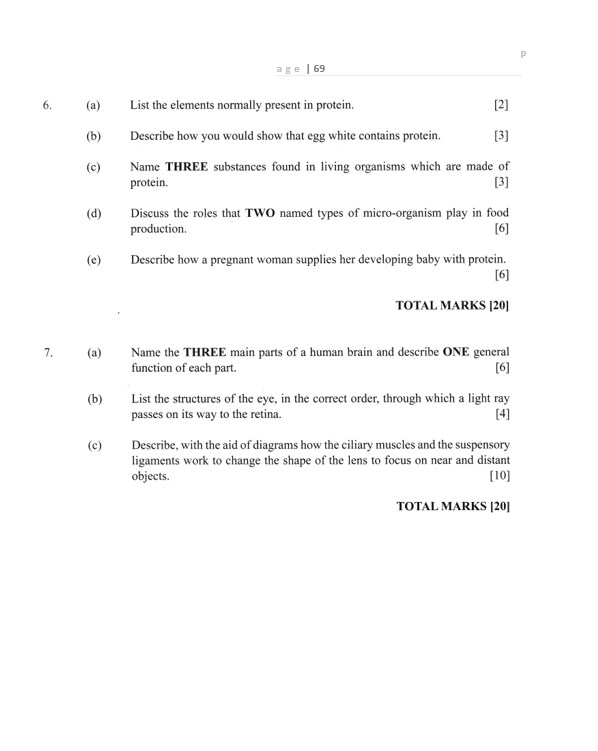 BGCSE Biology Workbook Papers 1,2 and 3