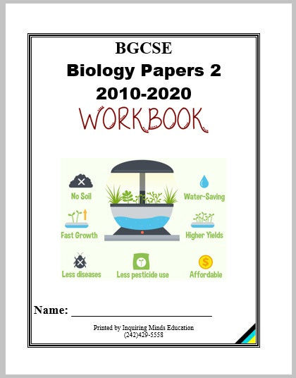 BGCSE Biology Papers 2 (2010-2022)