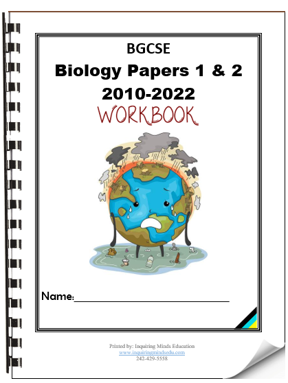 BGCSE Biology Workbook Papers (1& 2) ONLY