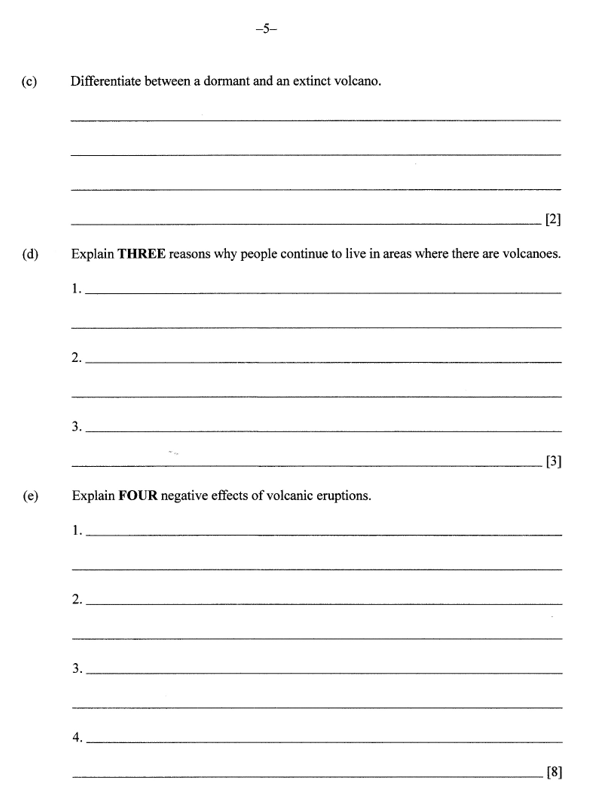 BGCSE Geography Workbook 2010 to 2022