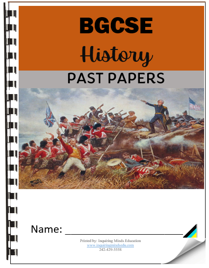 BGCSE History Past Papers 2010 to 2022