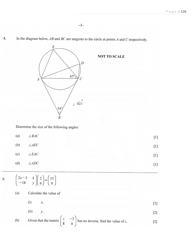 BGCSE Mathematics Workbook (Papers 1,2 &3)