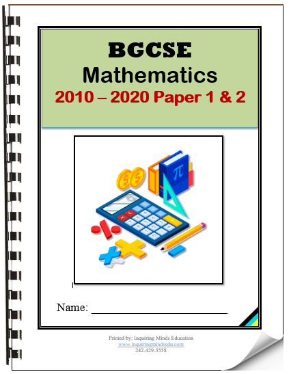 BGCSE Mathematics Workbook Papers 1 &2 ONLY