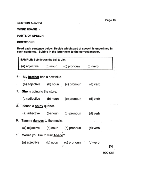 GLAT Grade 3 Workbook Set