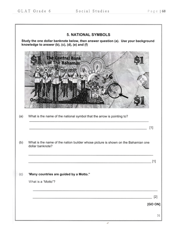 GLAT Grade 6 Workbook Set