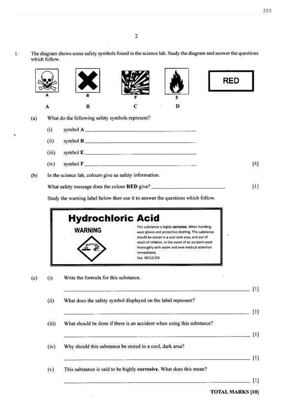 BJC General Science Workbook