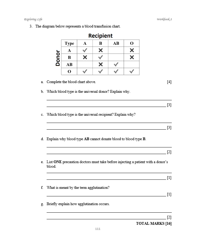 Exploring Life Workbook 2 (BIOLOGY)