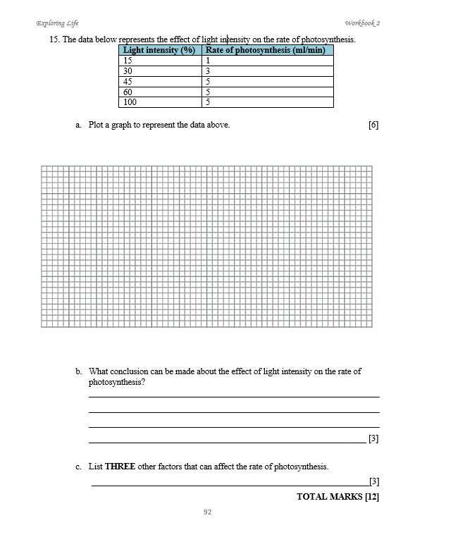 Exploring Life Workbook 2 (BIOLOGY)