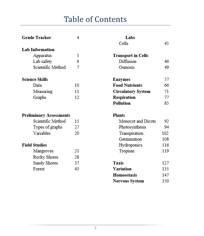 Exploring Life Lab Manual (BIOLOGY)