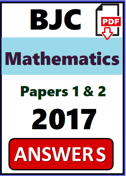 BJC Math PDF Answers 2017