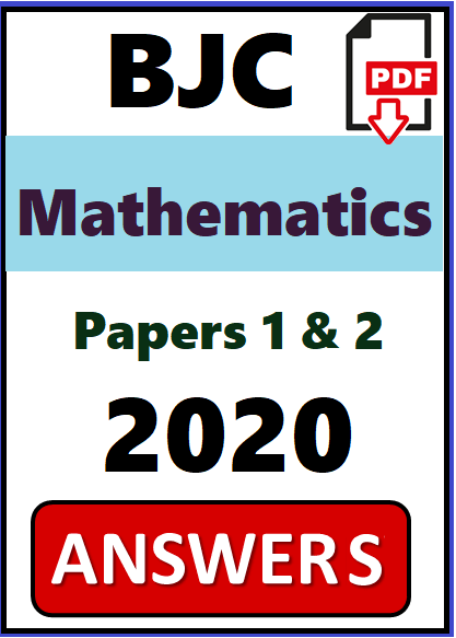 BJC Math PDF Answers 2020