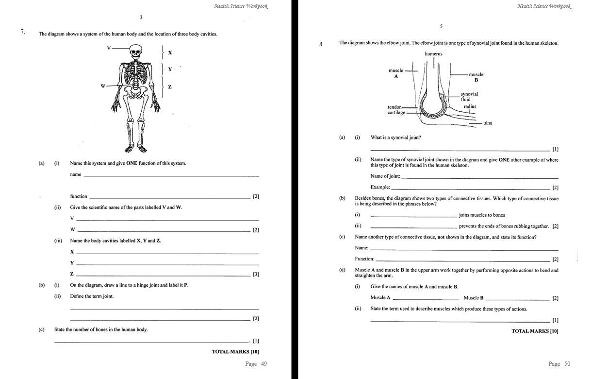 BJC Health Science Workbook (ORGANIZED by TOPICS) 2010 to 2023